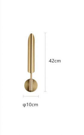 Aplica 1603/1 aurie, 1xG9, 42x10 cm, design elegant din metal [2]