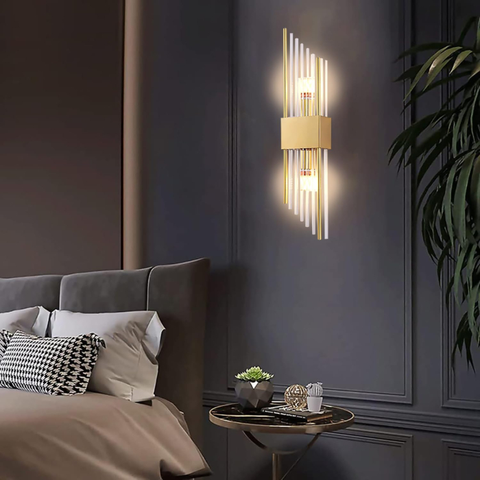 Aplica 2372 – Design elegant din metal, disponibilă în finisaje auriu, crom și negru [3]