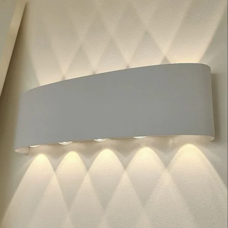 Aplica LED 2858/5, 10W, IP65, aluminiu mat, lumină sus/jos, alb/negru – pentru interior și exterior [2]