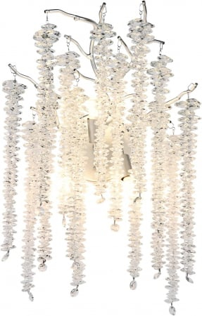 Aplica 6106/2W CH, argintiu, 3xE14, 35 cm, design modern [4]