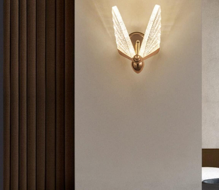 Aplica LED 985/1 GD, fluture auriu, lumină caldă/rece/neutră [3]