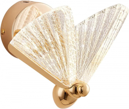 Aplica LED 985/1 GD, fluture auriu, lumină caldă/rece/neutră [2]