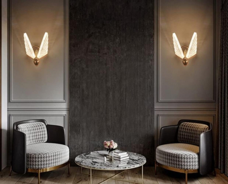 Aplica LED 985/1 GD, fluture auriu, lumină caldă/rece/neutră [4]