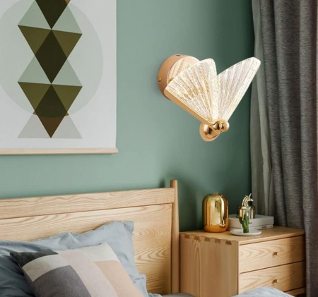 Aplica LED 985/1 GD, fluture auriu, lumină caldă/rece/neutră [5]