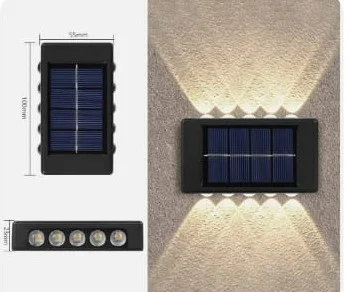 Aplică solară LED X22, exterior, 6W, IP65, lumină neutră [2]