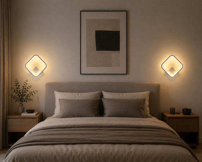 Aplică LED 3072 Alb/Negru Design Geometric Modern 14W [2]