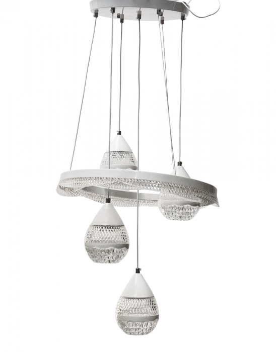 Lustra LED 1779/5, 80W, reglabilă, metal și acril [2]