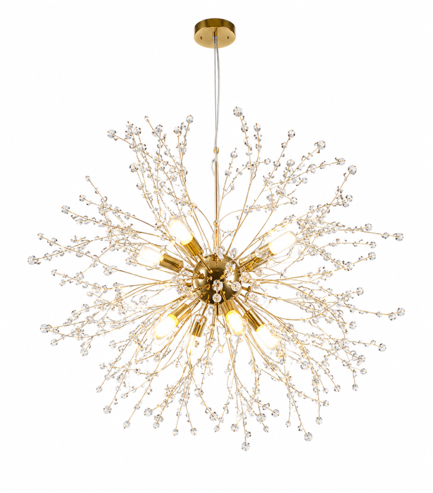 Lustră 2403/500 GD – Aurie, 8xLED G9, Modernă și Elegantă [2]