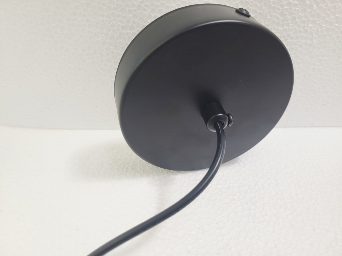 Pendul LED modern 2512/1 – negru și auriu, sticlă, înălțime reglabilă [6]