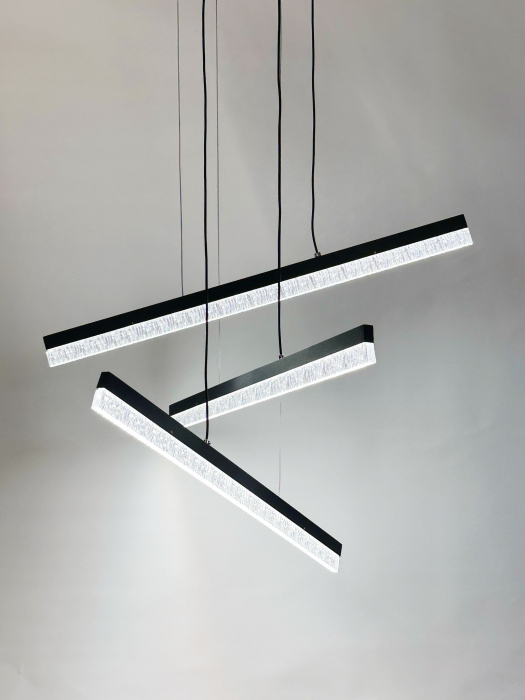 Lustră LED 5132/3 BK+GD, 72W, 3 brațe reglabile, cu telecomandă [2]