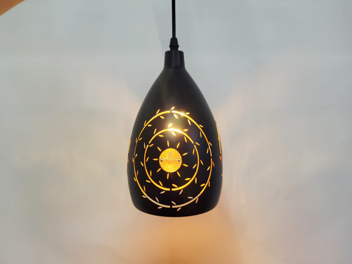 Lustră 60225/3 – Design decupat negru cu 3 pendule reglabile [3]