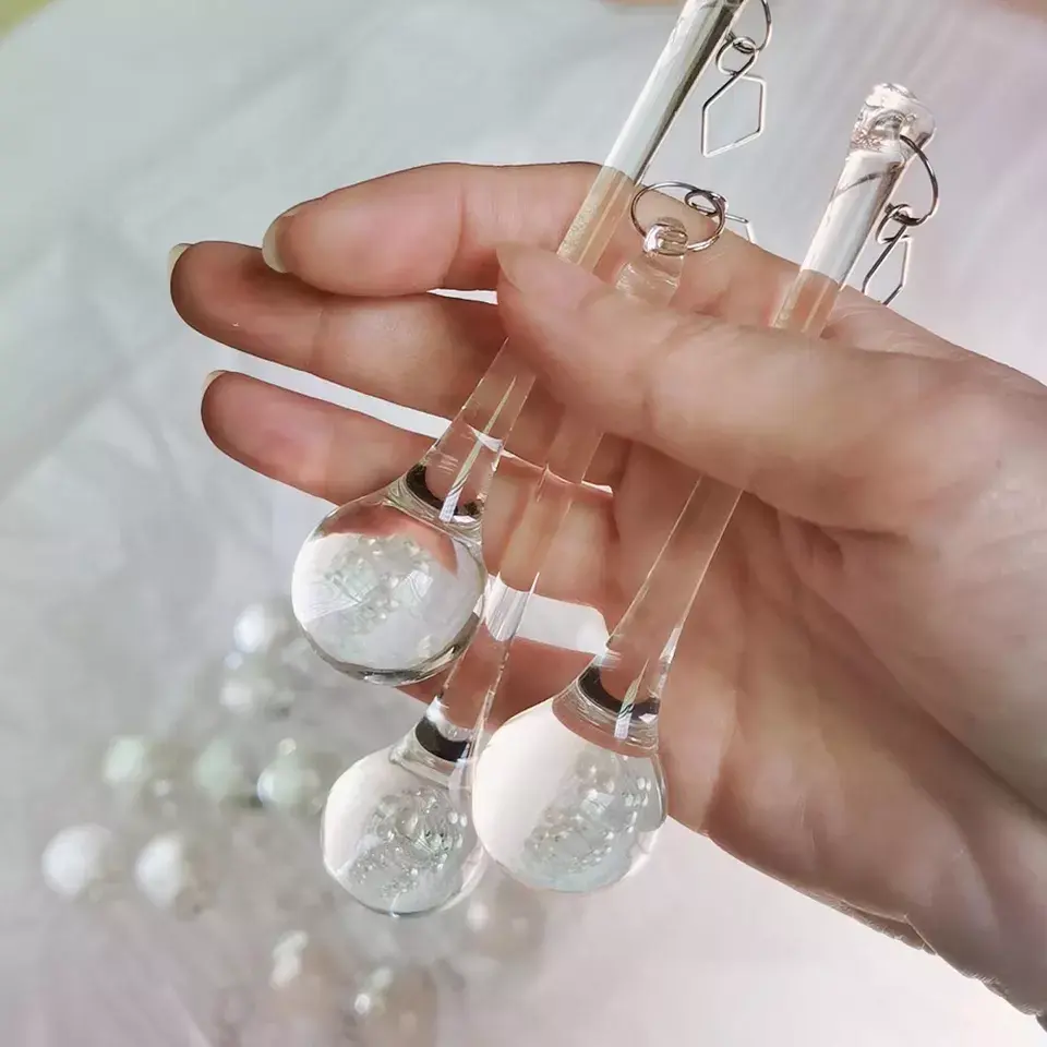 Candelabru 6113/1600 GD Aurie, 10x E14, 160 cm, Design Ramură cu Picături de Apă [3]