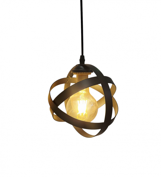 Lustră 7701/3 Negru – 3 Pendule Reglabile, Stil Modern pentru Living și Bucătărie [3]