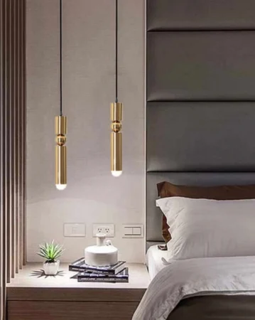 Lustră 7702/1 GD, 1xE27, auriu, reglabilă, design modern, IP21 [2]