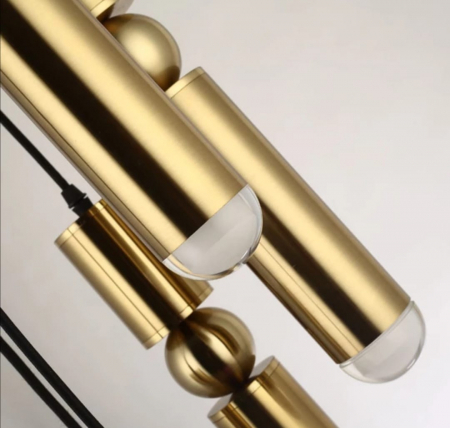 Lustră 7702/5, aurie, 5xE27, reglabilă, design modern, IP21 [3]