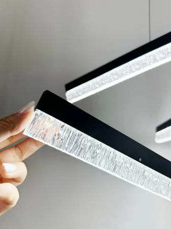 Lustră LED 5132/5 Gold + Black, 5 brațe reglabile, cu telecomandă [2]