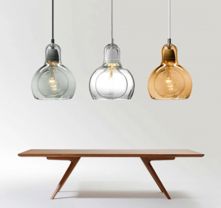 Pendul 8226 A Gold Glass – sticlă aurie/transparentă, E27, reglabil [2]