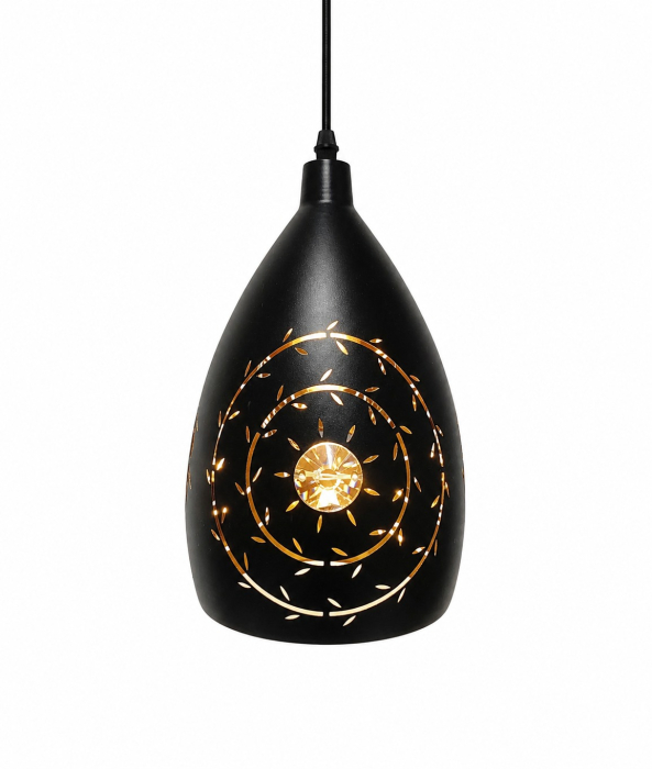 Pendul modern 60225/1 cu decupaje și detaliu acrilic [3]