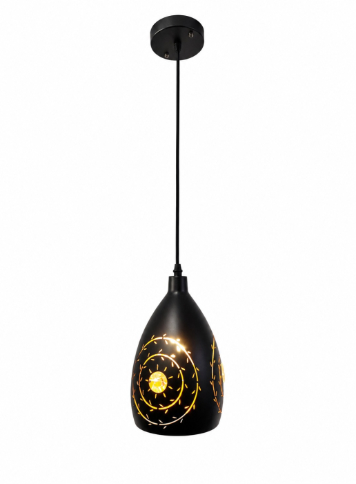 Pendul modern 60225/1 cu decupaje și detaliu acrilic [2]