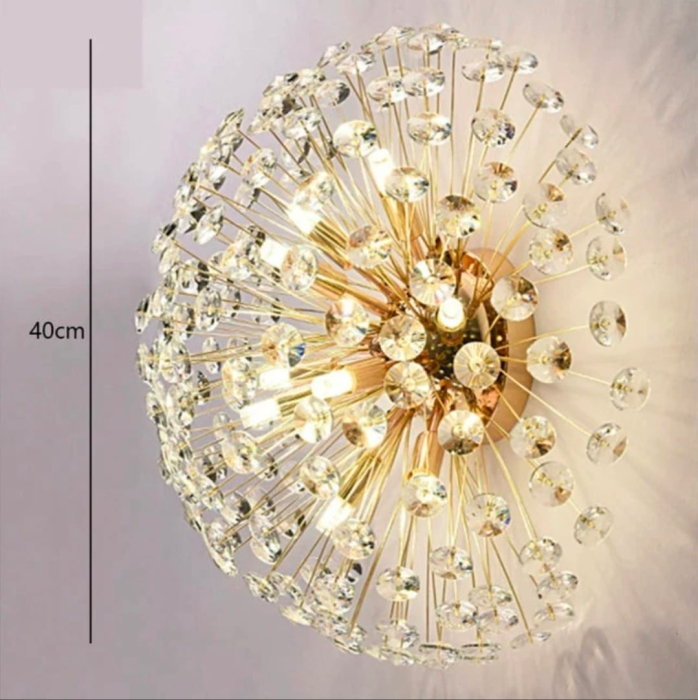 Plafoniera 2621 cristal auriu 40 50 60 cm G9 [2]