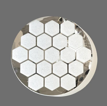 Plafonieră LED 8341/400, design rotund modern, 40 cm, 3 tipuri de lumină, argintiu & alb [4]