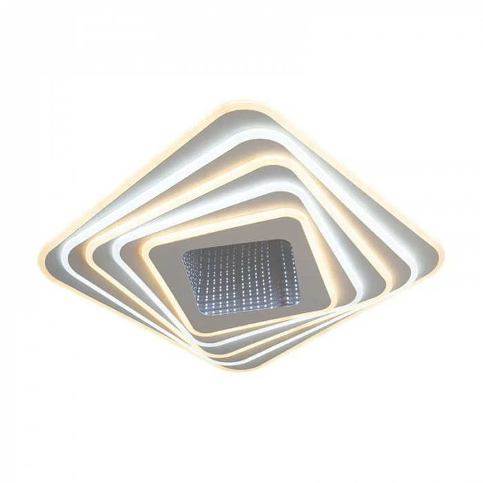 Plafonieră LED C11/500, 120W, pătrată, cu telecomandă și 3 culori de lumină [1]