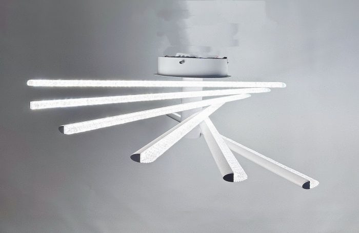 Plafonieră LED WG5116/6L, 190W, cu Telecomandă, 3 Tipuri de Lumină, Design Evantai cu Brațe Rotative [5]