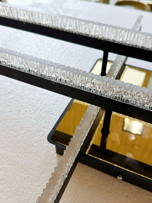 Plafonieră LED WG5131/4 GD, 96W, Auriu, Telecomandă, 3 Tipuri de Lumină, Design Modern [4]