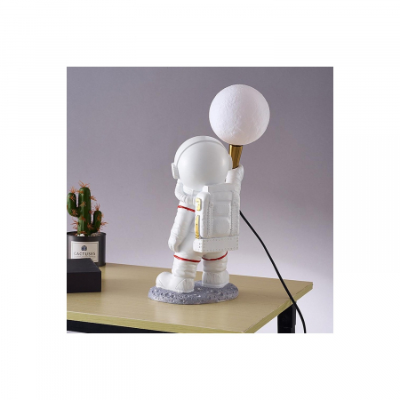 Veioză decorativă HJ 2305 T GD – Astronaut, 43 cm, bec G9, pentru camera copiilor [3]