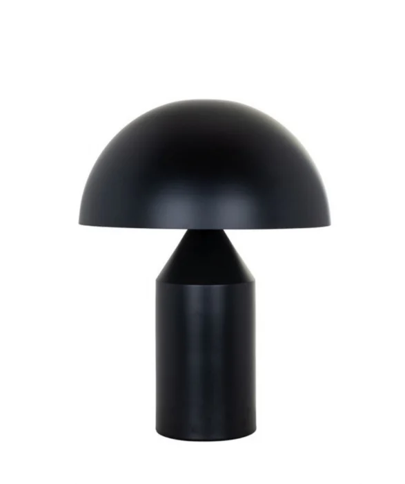 Veioză modernă metalică 19990 alb și negru cu abajur semisferic Ø30 cm [2]