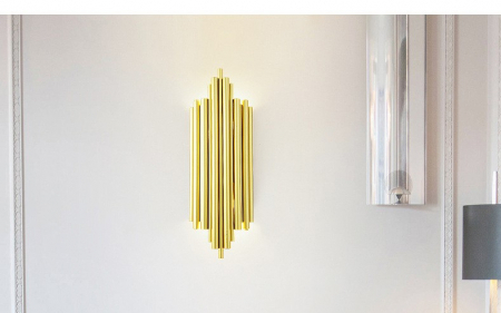 Aplica 2011A GD aurie, 2xE14, 18x50 cm, stil clasic cu accente moderne [2]