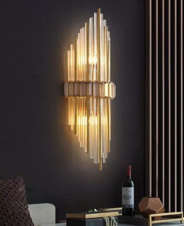 Aplica 2093 GD aurie, 2x E14, 60x22 cm, design clasic-modern [3]