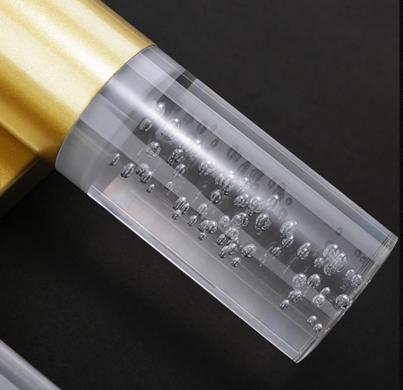 Aplica LED 2356/2 Aurie, 2 Brațe, Sticlă cu Bule, Lumină Reglabilă, Design Modern [2]