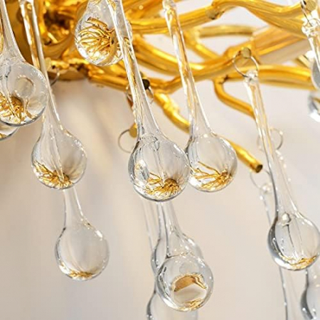 Aplica 6113/2W GD aurie, 3xE14, 55x45 cm, design ramificat elegant [3]