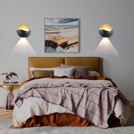 ILUMINAT EXTERIOR - Aplica Exterior LED 2002, 10W, IP65, Aluminiu, Design Modern Minimalist, Alb/Negru