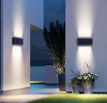 ILUMINAT EXTERIOR - Aplică solară LED X22, exterior, 6W, IP65, lumină neutră