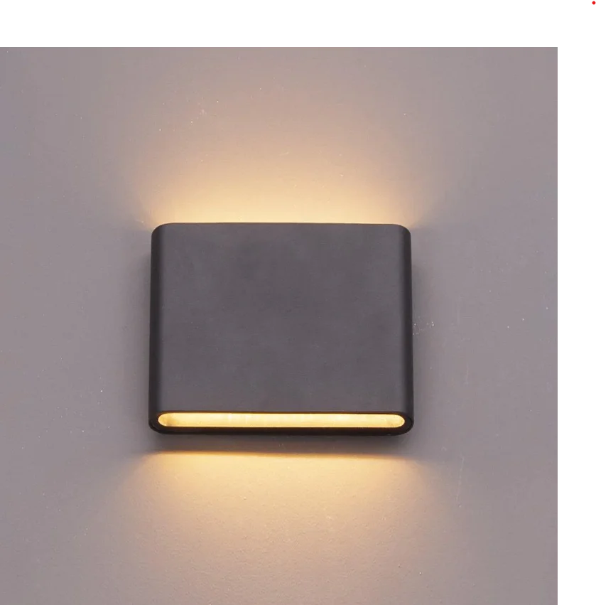 ILUMINAT EXTERIOR - Aplică LED neagră exterior SZ-2731 BK, IP65, lumină rece 6500K