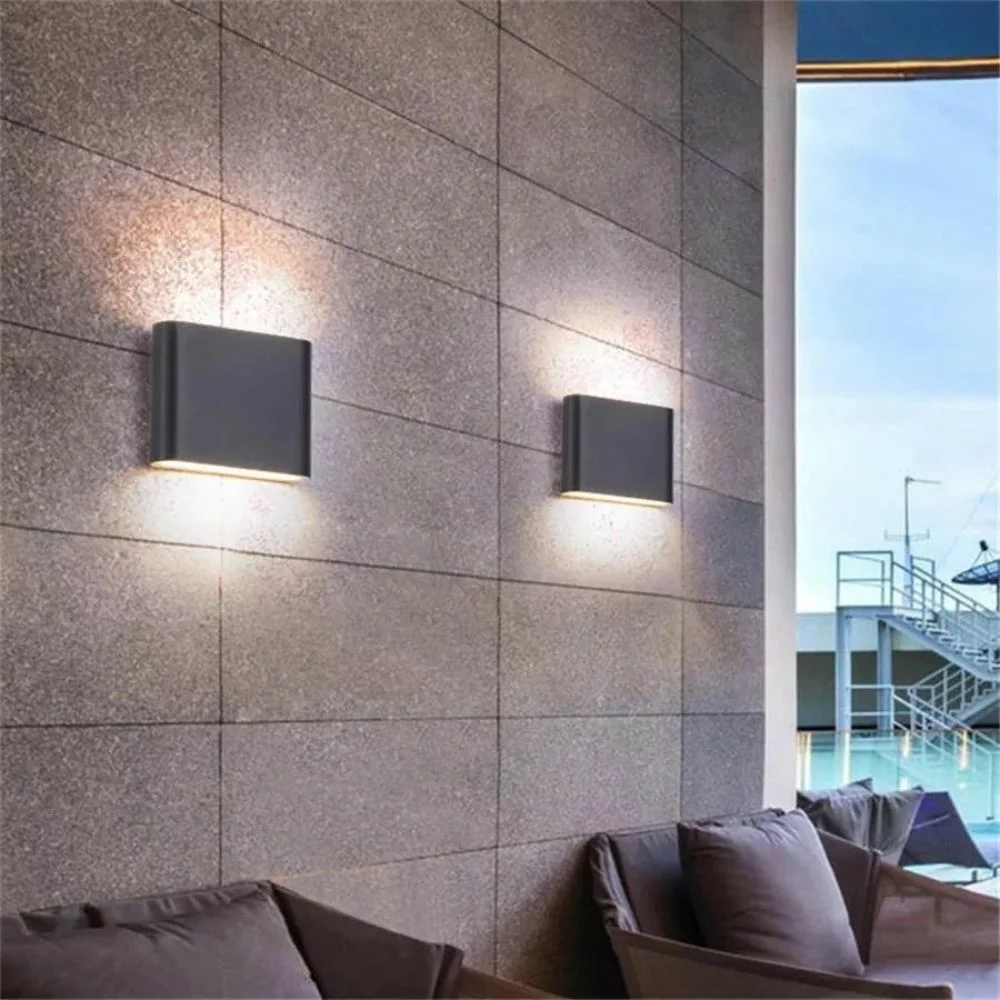 Aplică LED neagră exterior SZ-2731 BK, IP65, lumină rece 6500K [1]