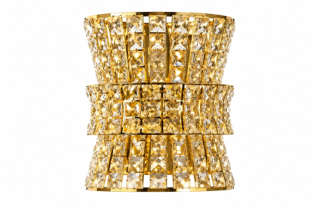 Aplica moderna LED 2513 crom cu cristale decorative [1]