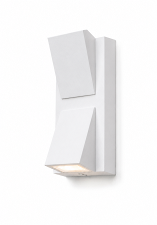 Aplică LED exterior SZ-2714 alb/negru cu iluminare sus-jos și protecție IP65 [2]