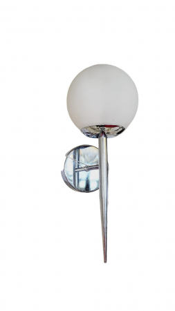 APLICE SI PLAFONIERE - Aplica W8216 metal și sticlă, 1x E14, 34x13x15 cm, design elegant