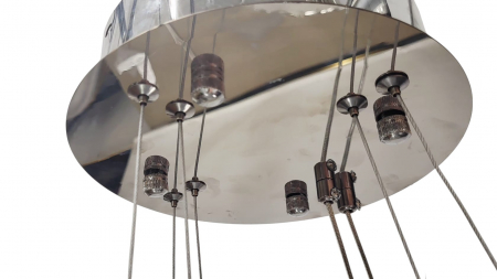 Lustră 2485/60x40 CH, LED 160W, crom, 2 inele reglabile [2]