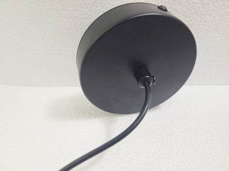 Pendul LED modern 2512/1 – negru și auriu, sticlă, înălțime reglabilă [5]