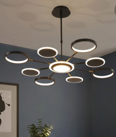 Lustra LED 290/8 – 92W metal și acril, reglabilă [1]