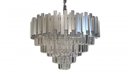 Lustra 3350 CH metal cromat cu cristal, 4 dimensiuni [3]