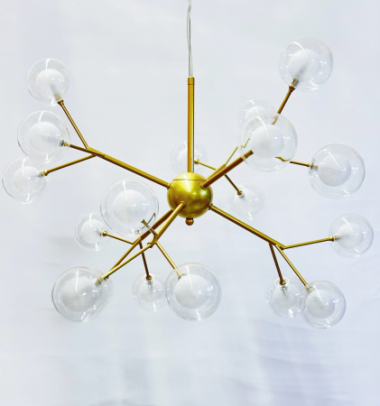 LUSTRE - Lustra 5001/18 GD – Auriu, 18xG4, Design Ramură Elegantă