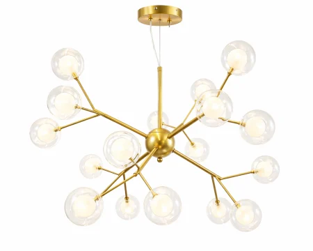 Lustra 5001/18 GD – Auriu, 18xG4, Design Ramură Elegantă [1]