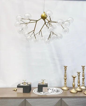 Lustra 5001/27 GD – 27xG4, Auriu, Design Decorativ Compact [1]