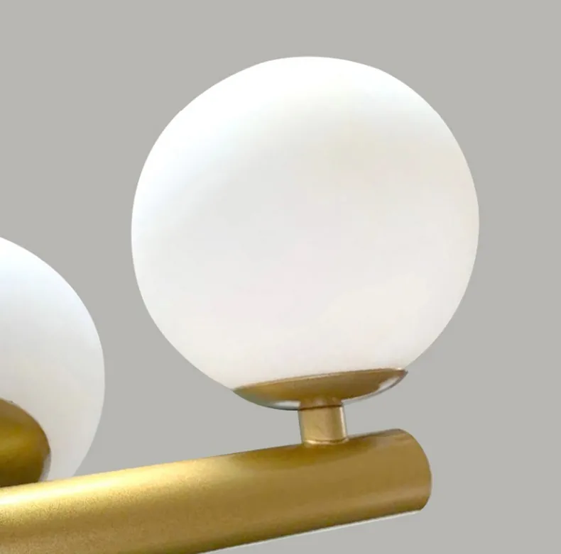 Lustră 5058/11 auriu-alb, 11 becuri G9 incluse, design elegant [3]