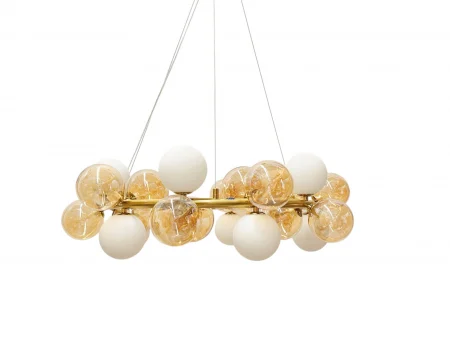 Lustră aurie 5090/30, 30 becuri G9, Ø70 cm, înălțime reglabilă [3]